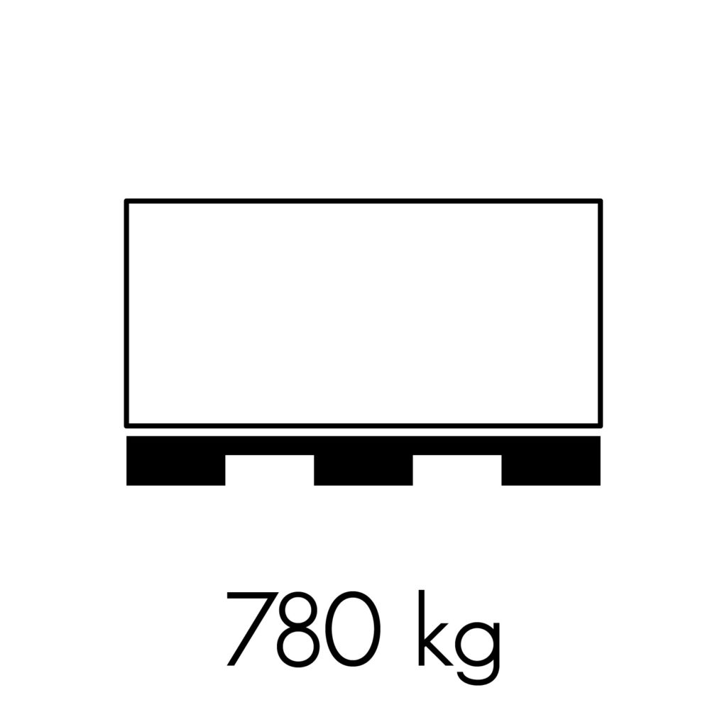 780 kg